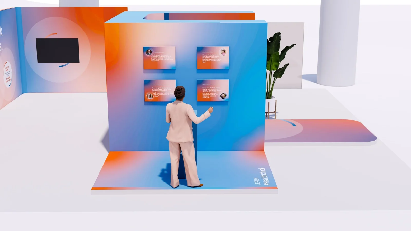 The key messages wall